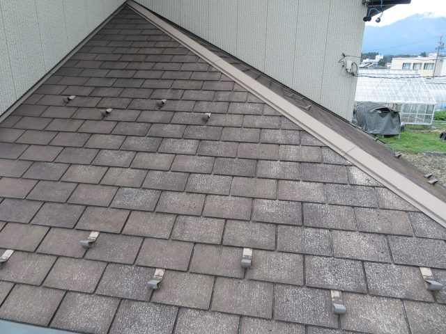 伊那市境K邸施工前屋根