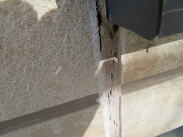 飯田市南信濃コーキング施工前