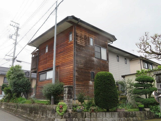 飯田市上殿岡　屋根外壁木部塗装現調3