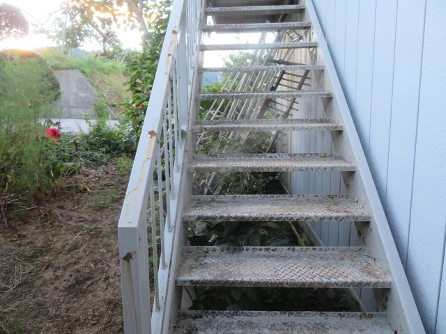 阿智村井原邸屋根・鉄骨塗装現地調査