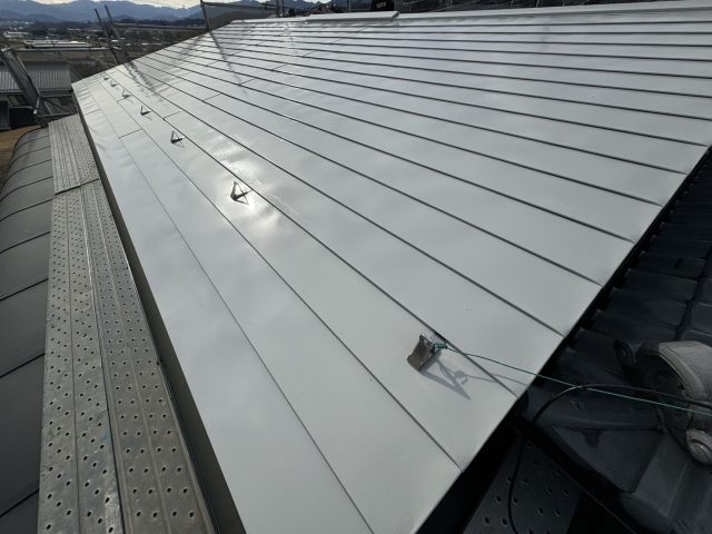 下伊那郡高森町M邸屋根完成