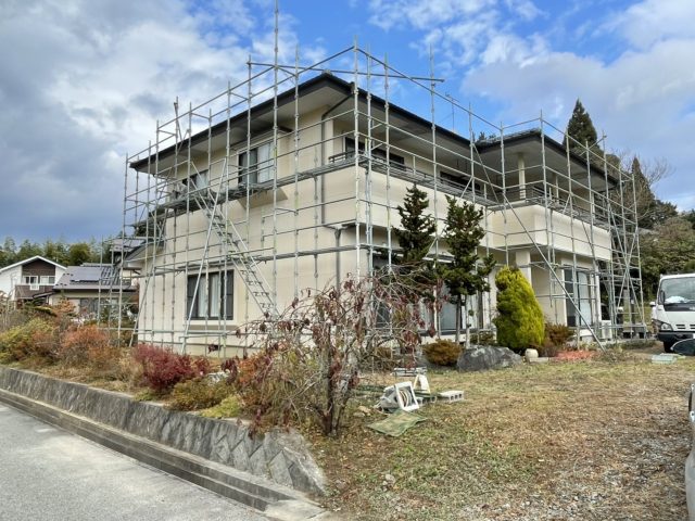 飯田市千栄外壁