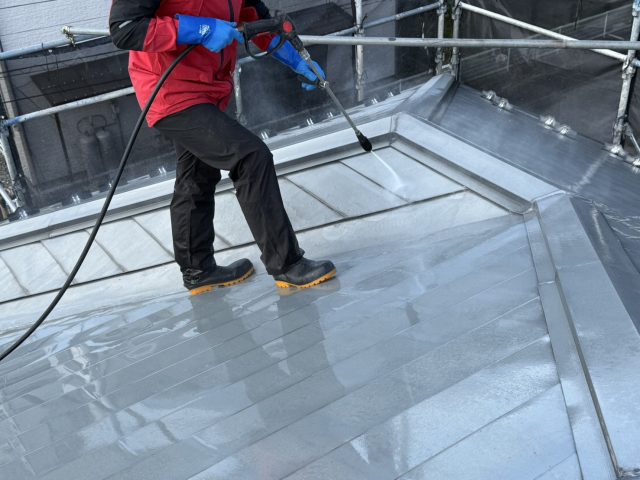 飯田市S邸洗浄作業