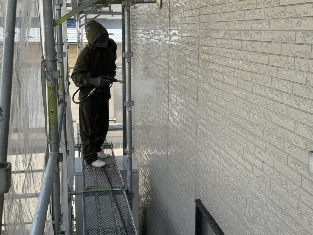 南箕輪村T邸洗浄作業