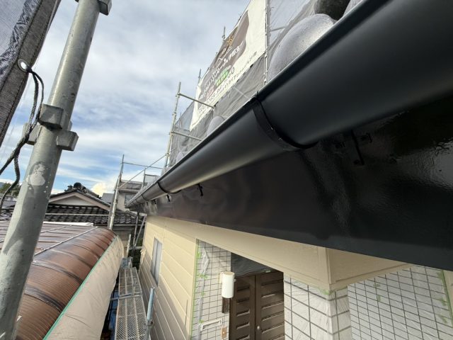 駒ヶ根市T邸雨樋交換軒樋取付
