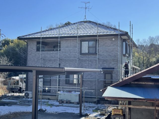 飯田市外壁クリアー塗装