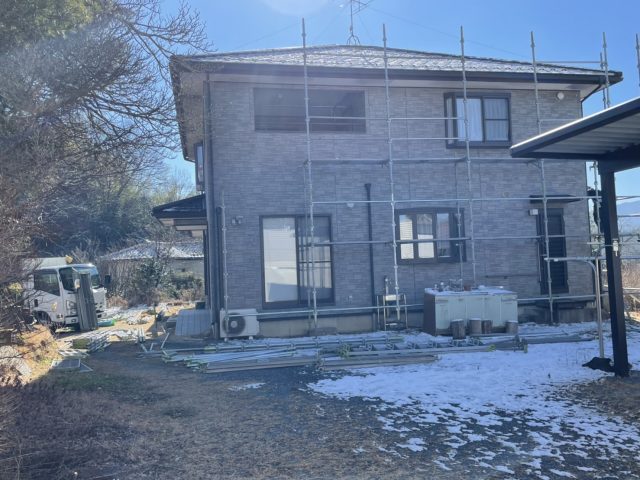 飯田市外壁クリアー塗装