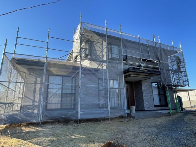 飯田市外壁クリアー塗装