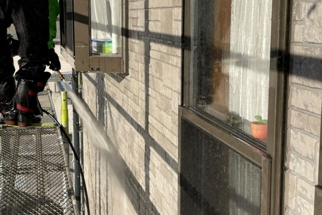 飯田市外壁クリアー塗装