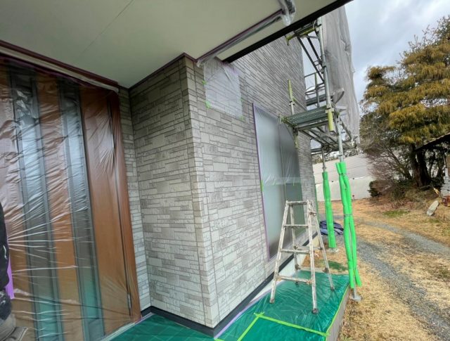 飯田市千栄外壁クリアー