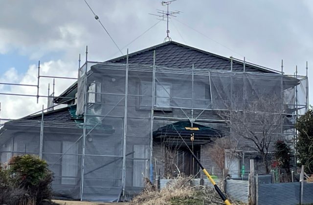 飯田市千栄外壁クリアー