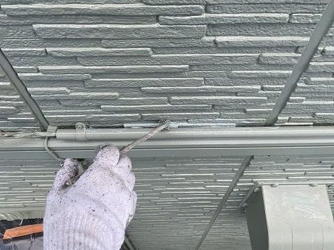 駒ヶ根市赤穂セキスイ　外壁上塗り2