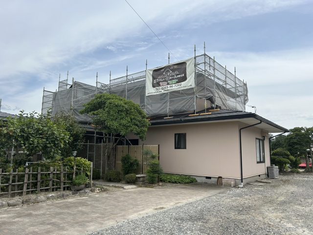 宮田村S邸足場