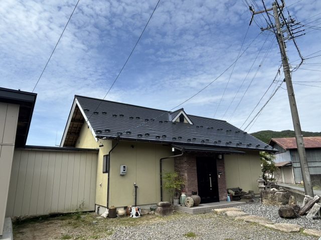 阿南町新野屋根塗装