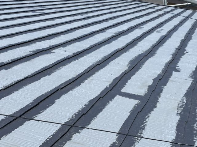 松川町屋根塗装