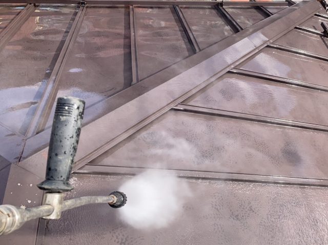 飯田市南信濃屋根洗浄