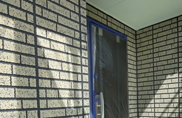 飯田市外壁塗装2色分け