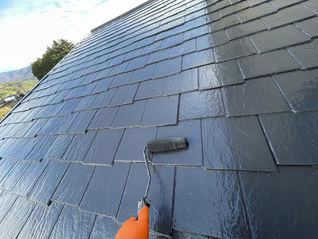 駒ヶ根市S邸上塗り