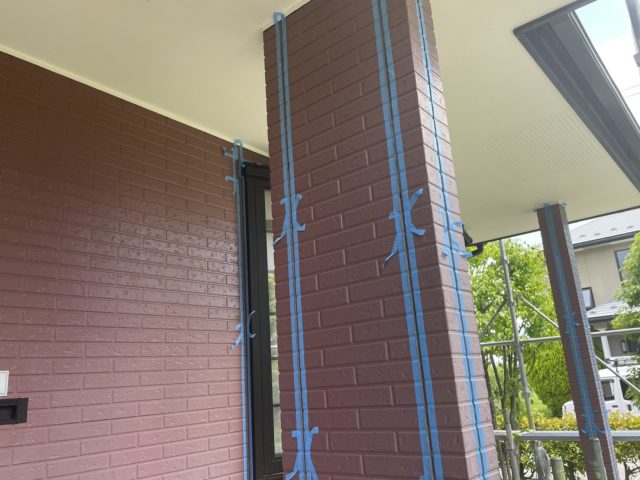 飯田市桐林外壁2色塗り分け