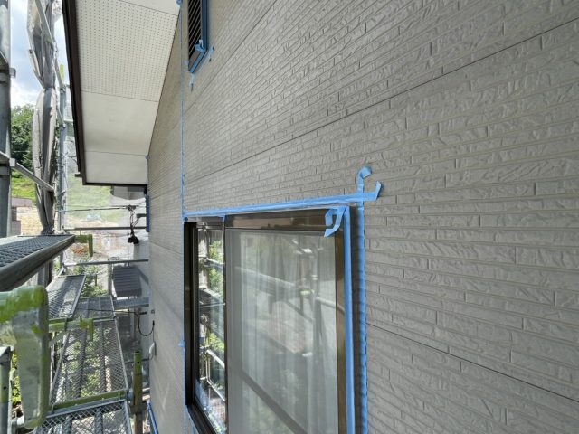 飯田市Y邸コーキング_養生3