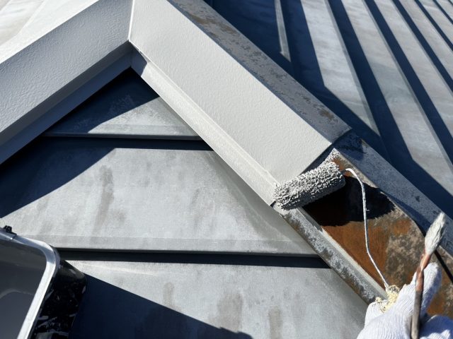 飯田市M邸下塗り錆止め