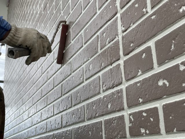 飯田市桐林外壁2色塗り分け