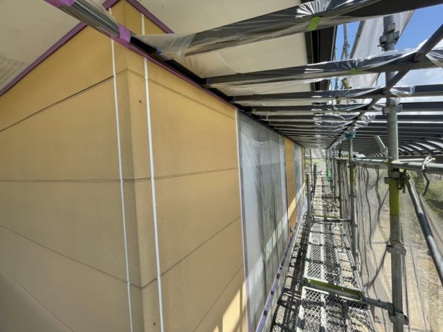 飯田市駄科外壁