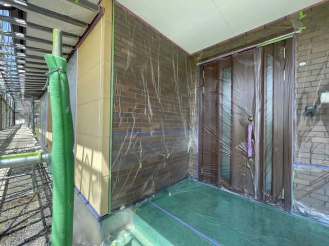 飯田市駄科外壁