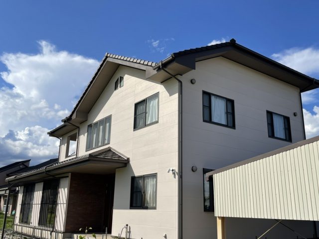 飯田市駄科外壁