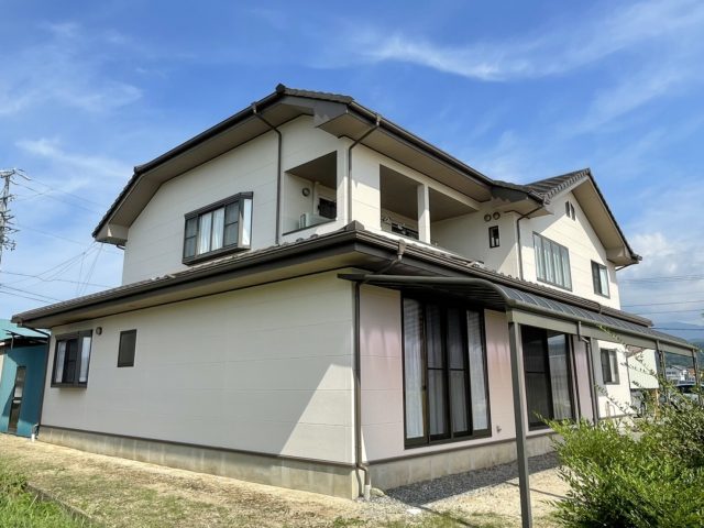 飯田市駄科外壁