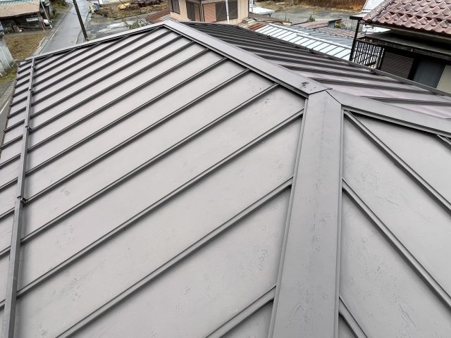 飯田市南信濃屋根塗装施工前