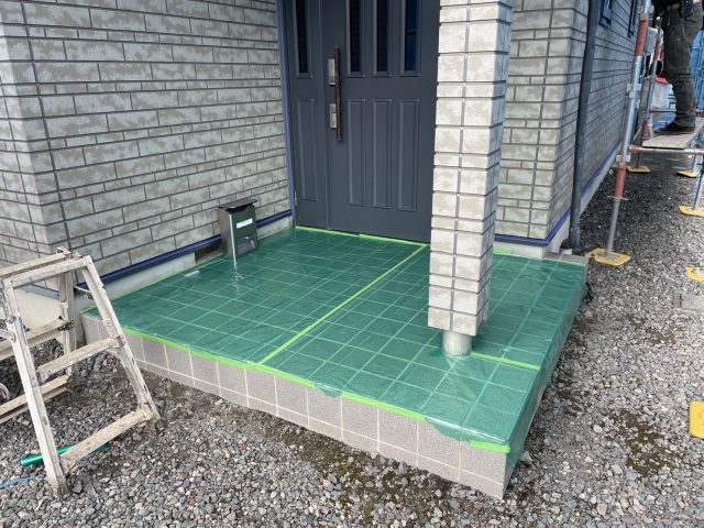 飯田市南信濃外壁養生