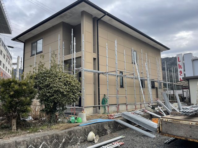 阿南町足場組立