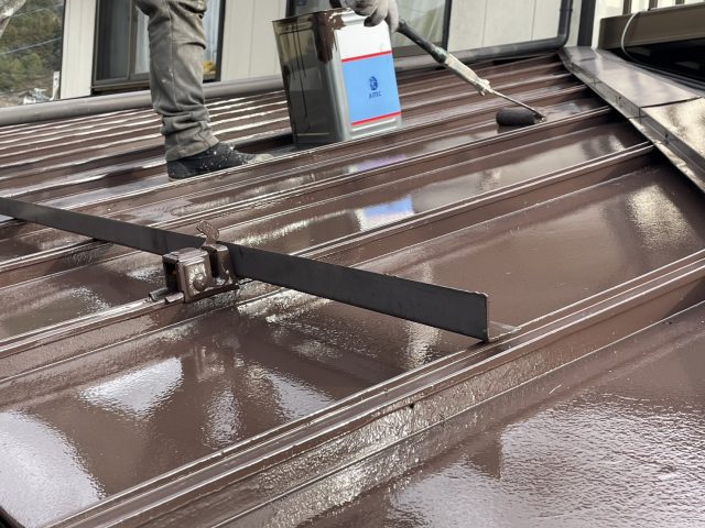 飯田市南信濃屋根塗装