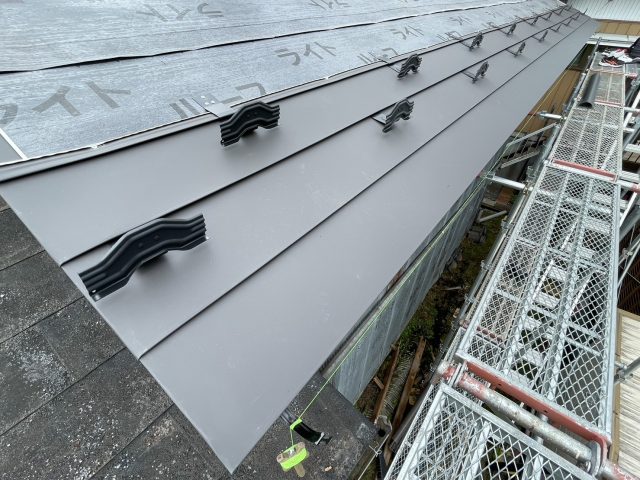 阿南町屋根葺き替え工事