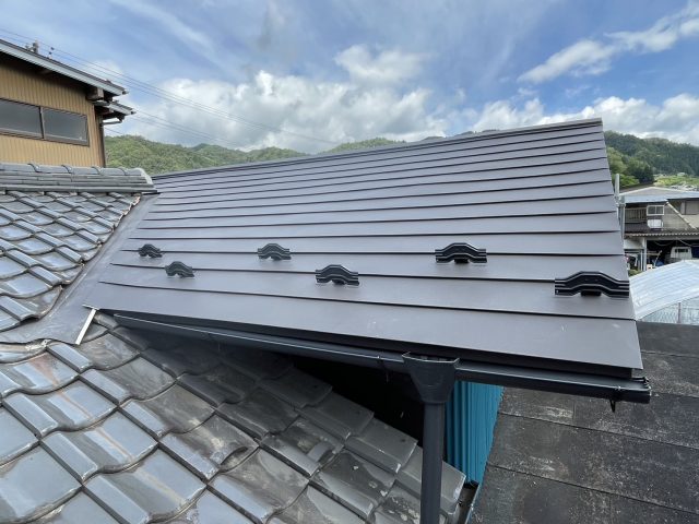 阿南町屋根葺き替え工事施工後