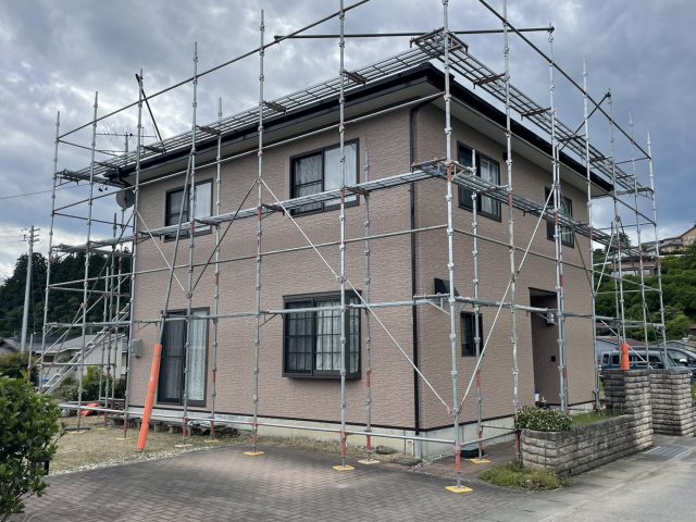 飯田市毛賀足場