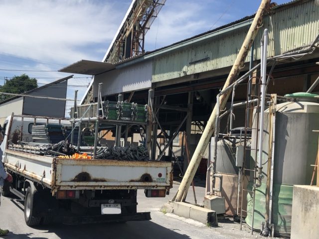 アスザック東御工場足場