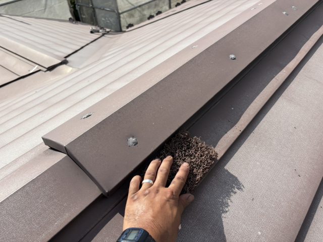 伊那市S邸ケレン作業