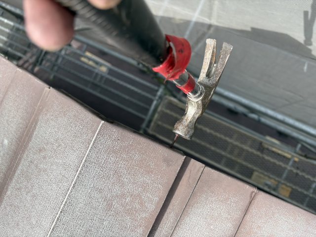 伊那市S邸釘打ち