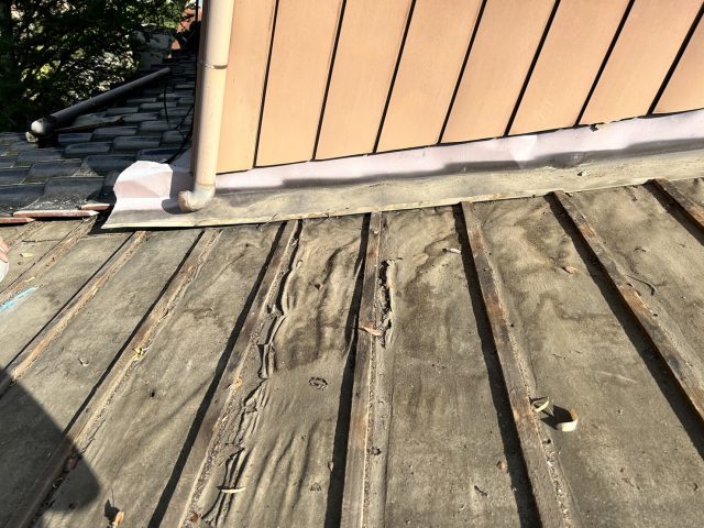 伊那市G邸_瓦積直し工事-棟撤去4