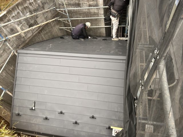 下久堅パナホーム屋根カバー