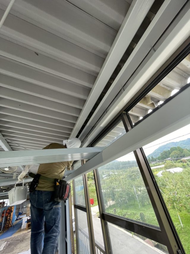 阿智村鉄骨塗装