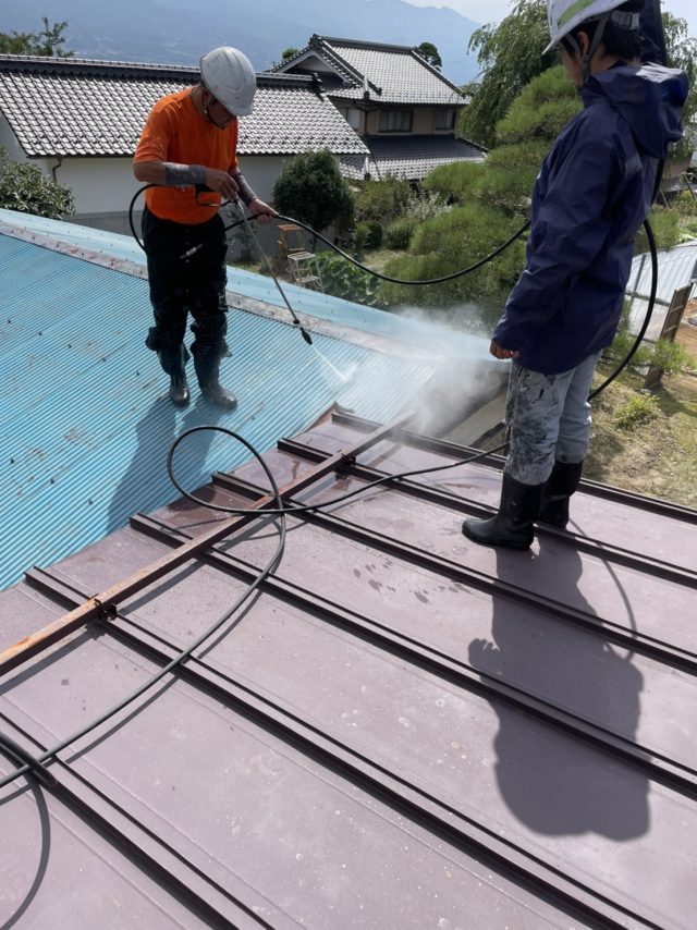 高森町屋根塗装