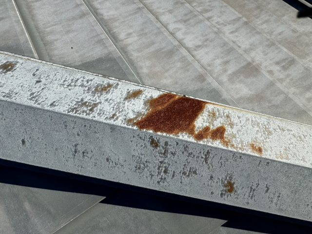 飯田市M様邸棟板金サビ施工前