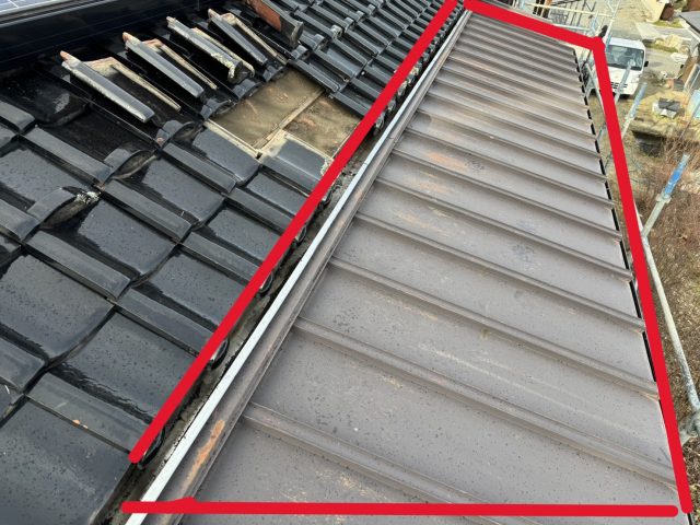 飯田市N邸屋根一部葺き替え工事