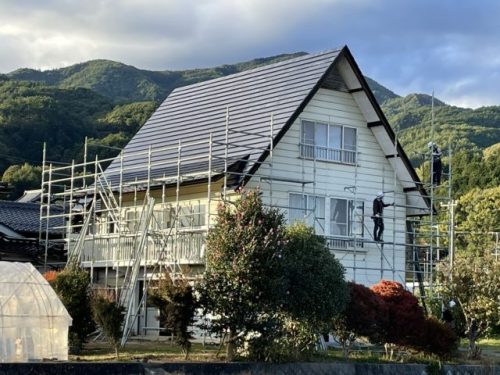 高森町屋根塗装