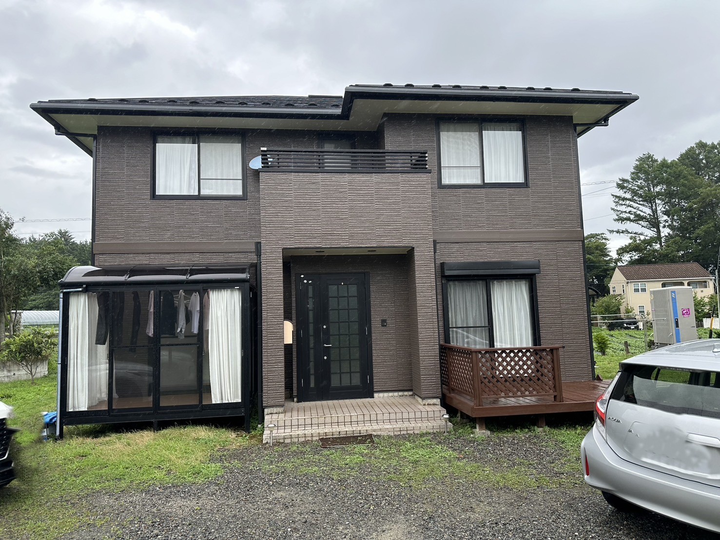 サイディング外壁への再塗装工事完成後の出来栄え