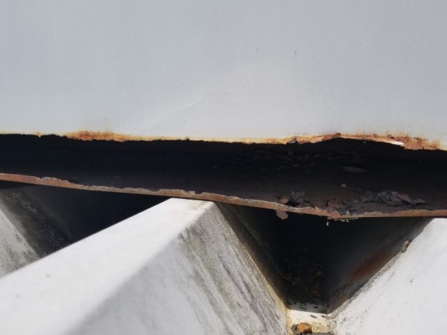 豊丘村工場箱樋施工前