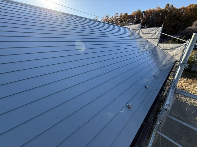 伊那市K邸屋根施工後
